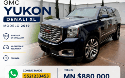 2019 GMC YUKON XL NIVEL AK47 – COLOR AZUL