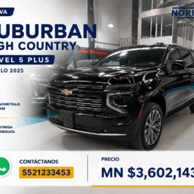 SUBURBAN HIGH COUNTRY NEGRA