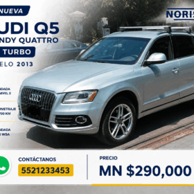 2013 AUDI Q5 TRENDY QUATTRO 2.0 TURBO NIVEL 3 - COLOR PLATA