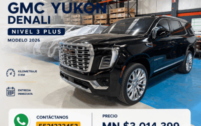 2026 GMC YUKON DENALI NIVEL 3 PLUS – COLOR NEGRO