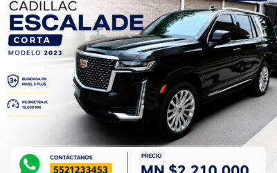 2023 CADILLAC ESCALADE CORTA – COLOR NEGRO
