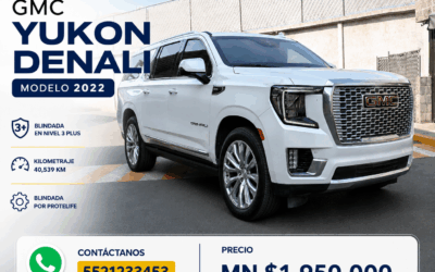 2022 GMC YUKON DENALI – COLOR BLANCO