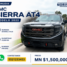 2022 GMC SIERRA AT4 - COLOR GRIS
