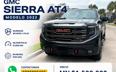 2022 GMC SIERRA AT4 – COLOR GRIS