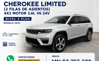 2025 JEEP GRAND CHEROKEE LIMITED NIVEL 4 PLUS – COLOR PLATA