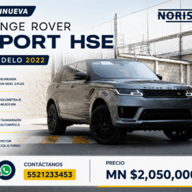 2022 RANGE ROVER SPORT HSE - COLOR EIGER GREY
